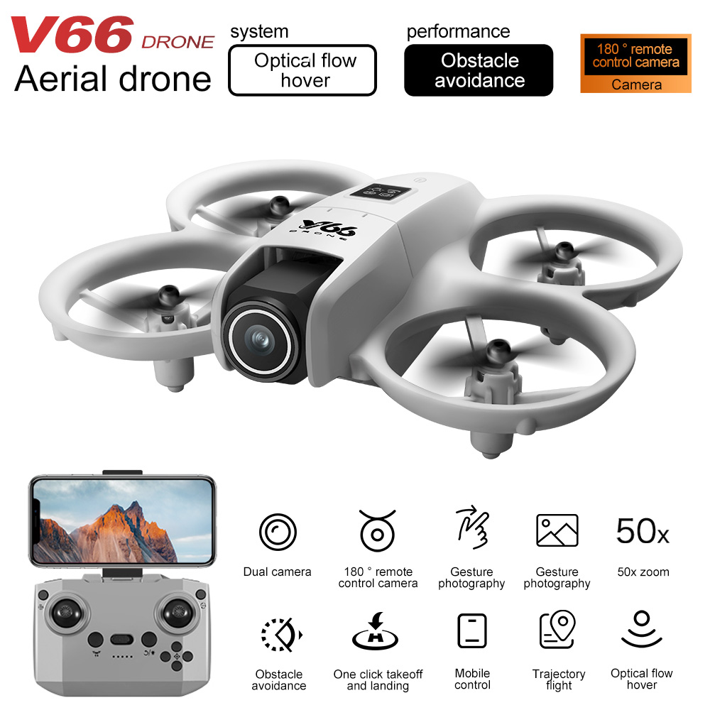 New V66 Mini Drone HD Camera 4 – Drone Kit Professional recenzja i cena