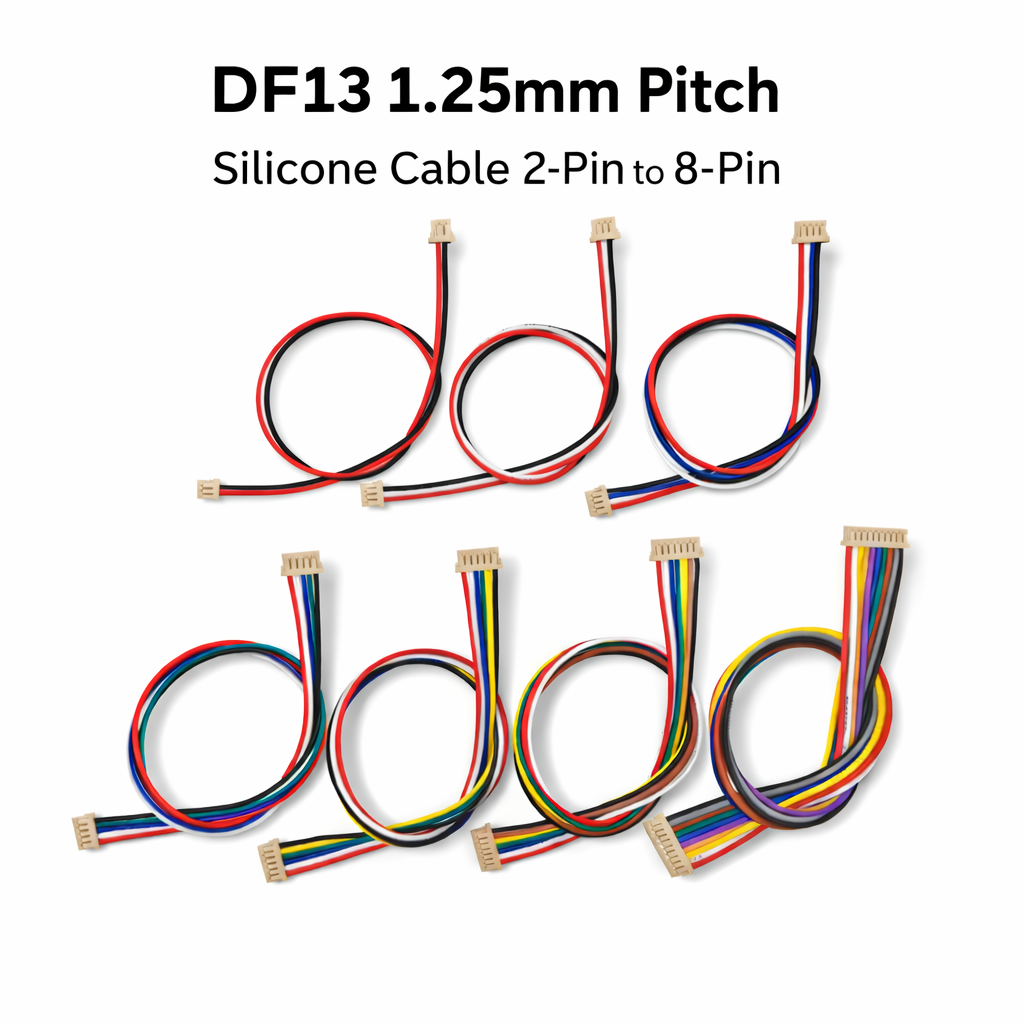 5PCS DF13 1.25mm Connector Cab – Drone Kit Hexacopter recenzja i cena