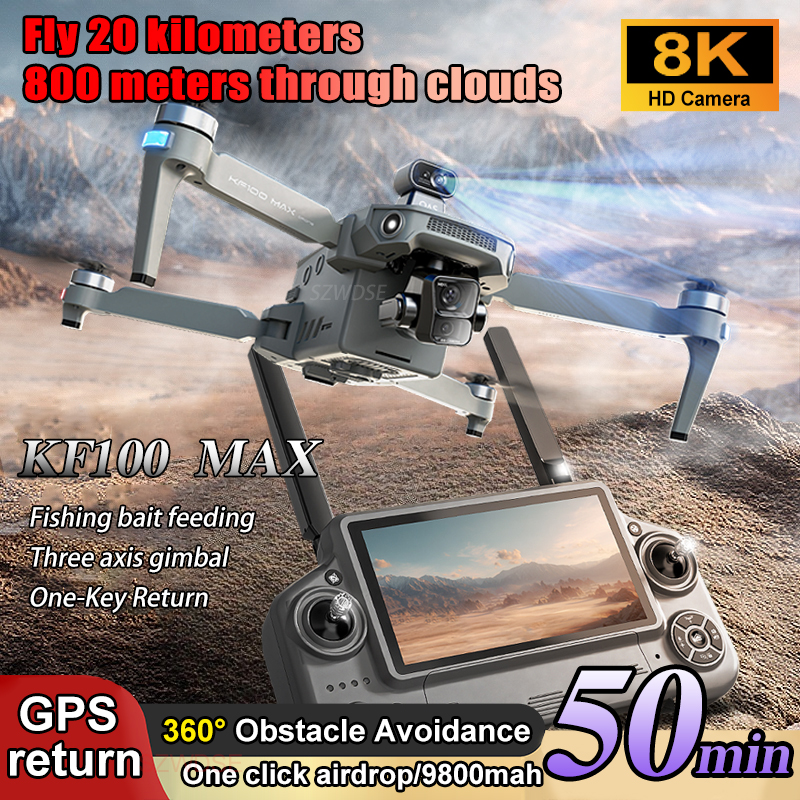 SJRC KF100 MAX 8K UHD Photo HD – Drone Kit Professional recenzja i cena