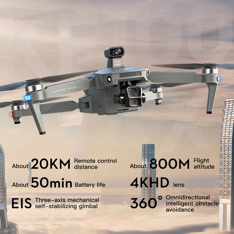 SJRC KF100 MAX 8K UHD Photo HD – Drone Kit Professional recenzja i cena