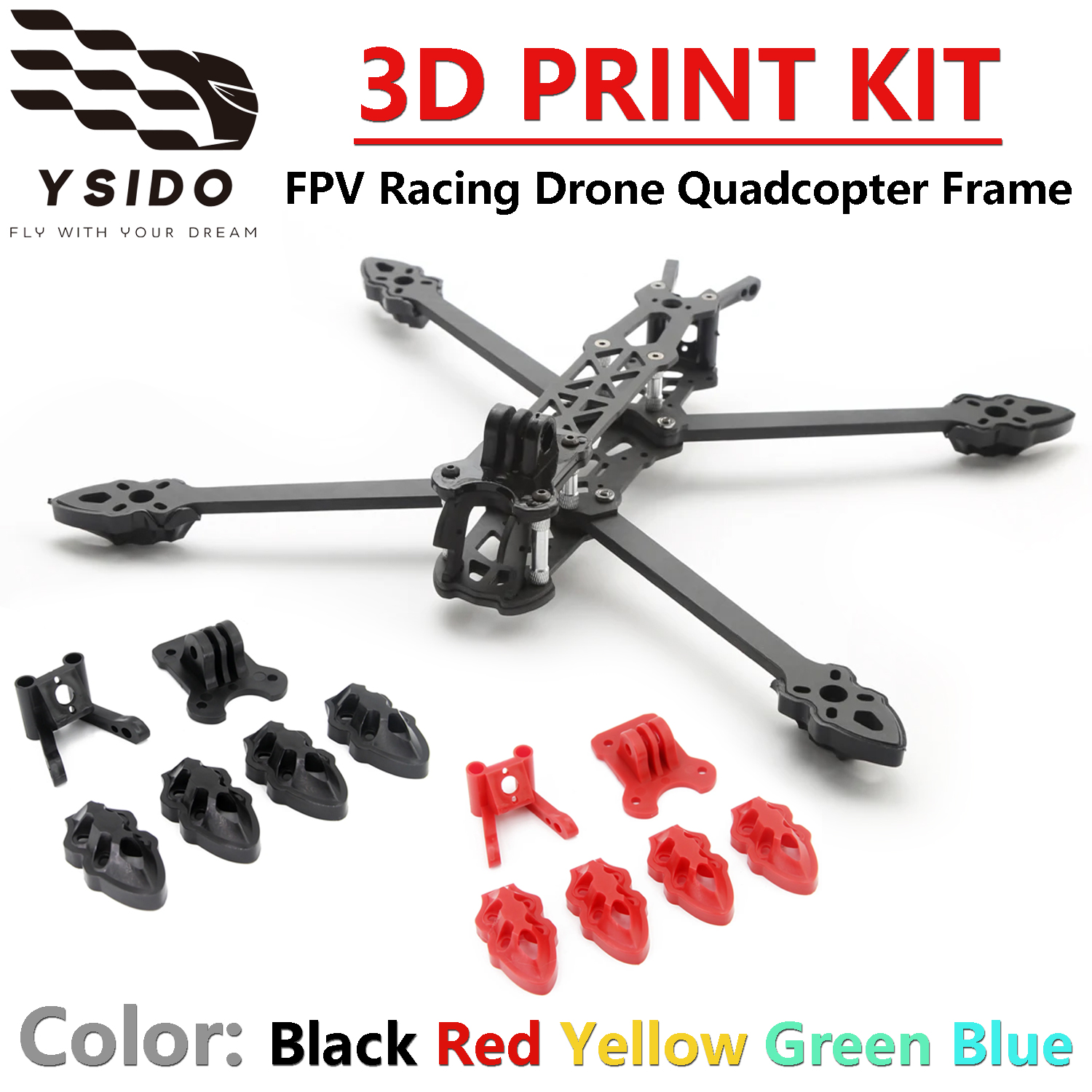 Camera Mounting/Antenna/Motor  – Drone Kit Build Yourself recenzja i cena