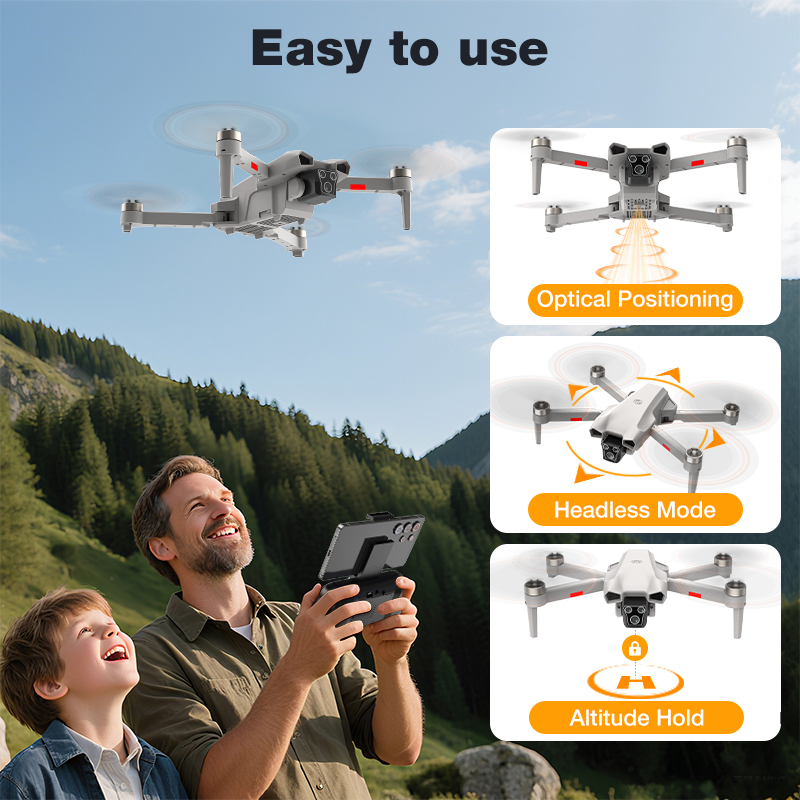 NEW Hot L017 Pro Drone Brushle – Drone Kit Professional recenzja i cena