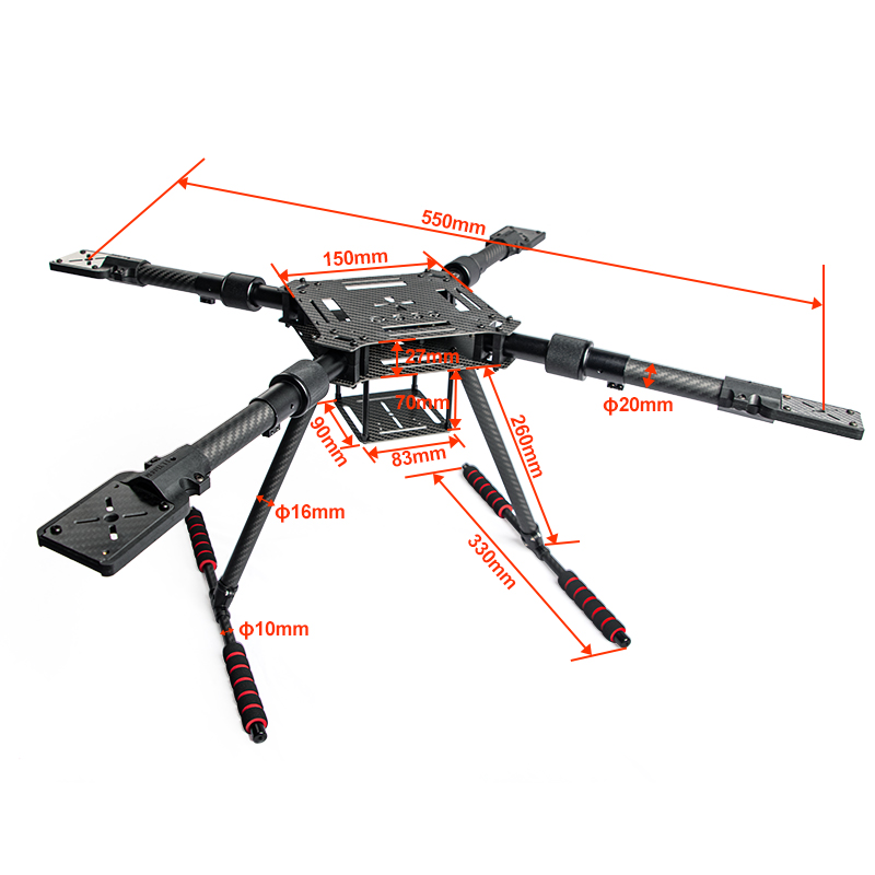 Carbon Fiber Folding Drone Fra – Drone Kit Racing recenzja i cena